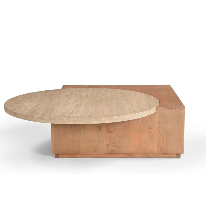 Salontafel Numa Naturel Travertin 103 cm - Image 1