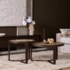 STF-9615_2 Salontafel Morris Bruin Travertin 75 cm - Image 3