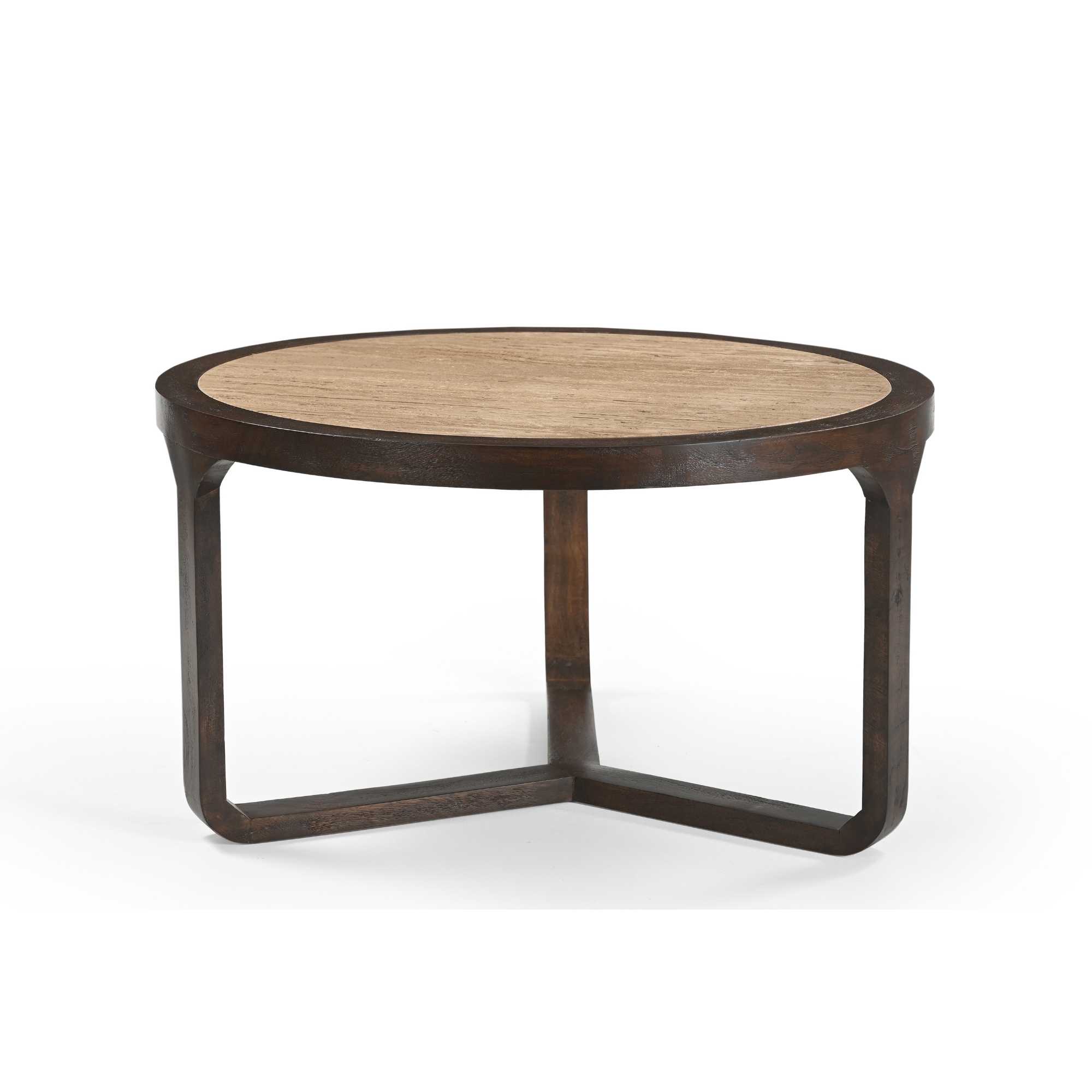 STF-9615_4 Salontafel Morris Bruin Travertin 75 cm - Image 5