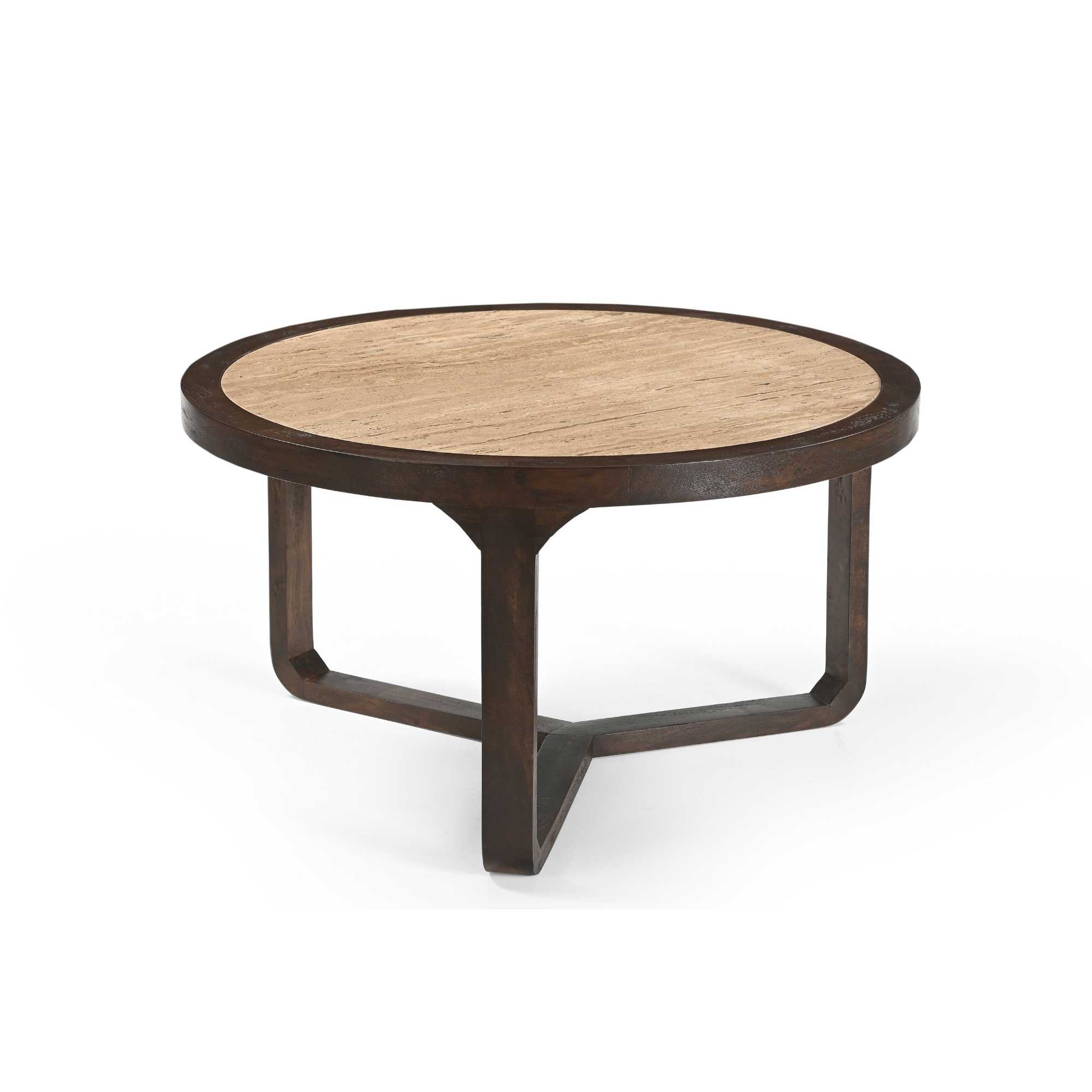 STF-9615_5 Salontafel Morris Bruin Travertin 75 cm - Image 6