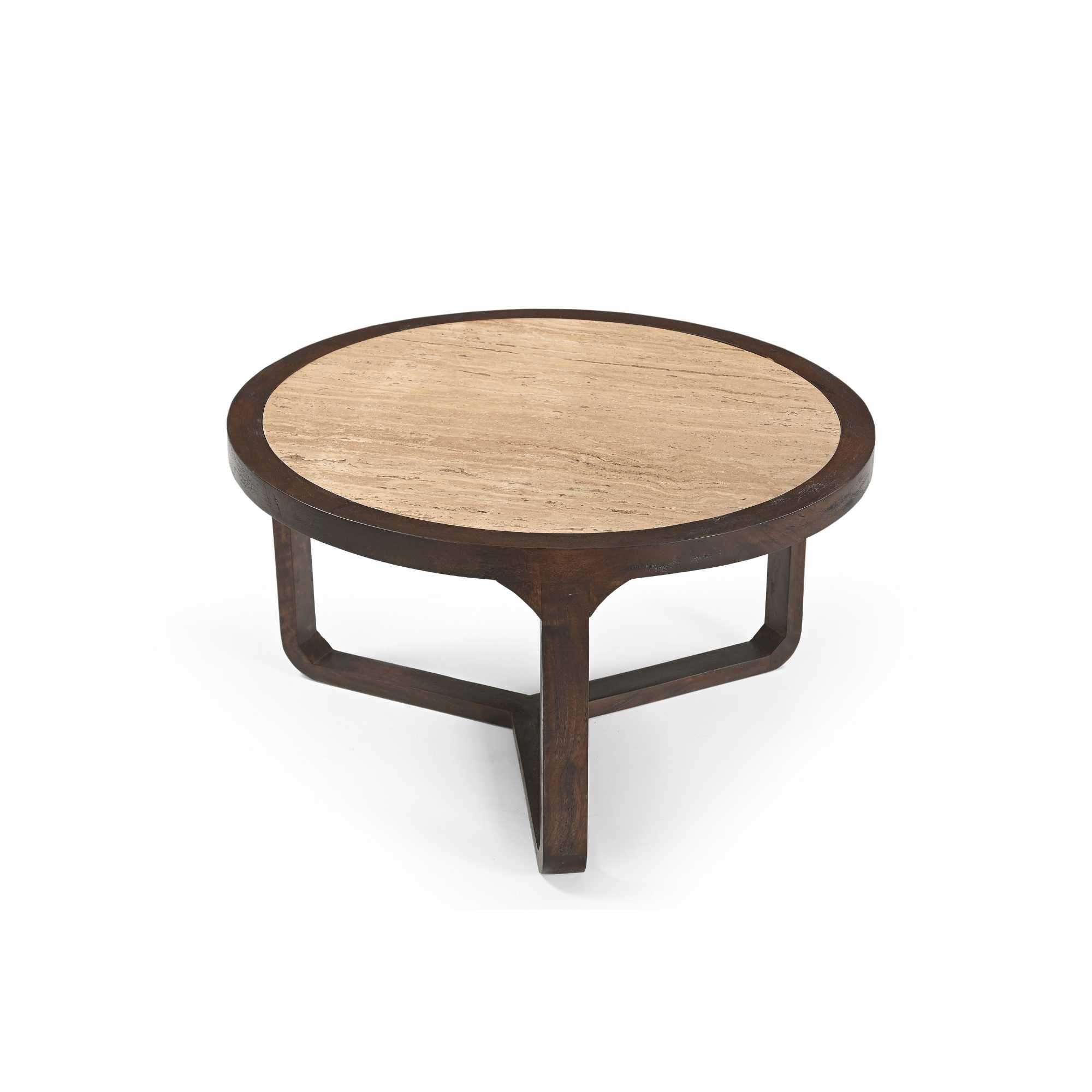 STF-9615_6 Salontafel Morris Bruin Travertin 75 cm - Image 7