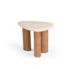 STF-9616_5 Bijzettafel Nuvé Naturel Botticino marmer 60 cm - Image 6