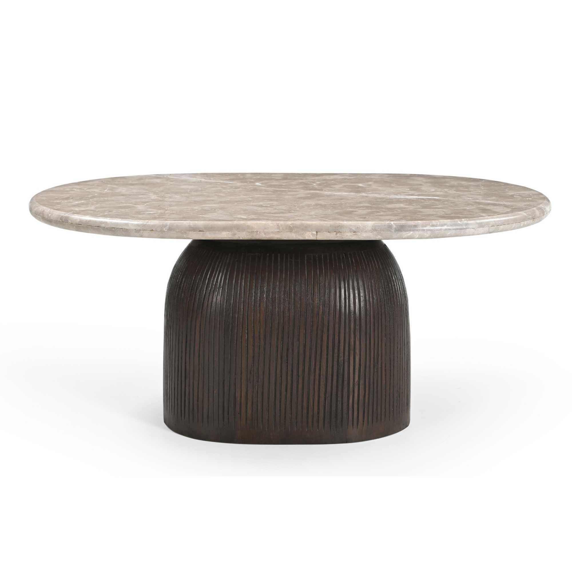 STF-9623_5 Salontafel Noel Bruin Marmer 90 cm - Image 6