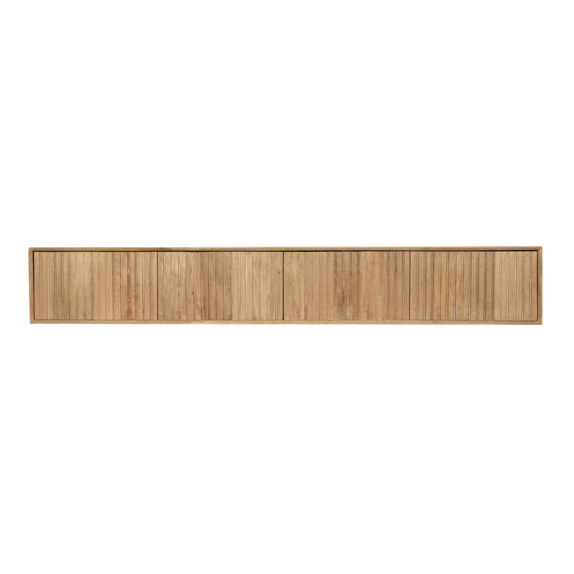 Zwevend tv meubel Madison Naturel Mangohout 200 cm - Image 5