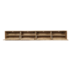 STF-7321_6 Zwevend tv meubel Madison Naturel Mangohout 200 cm - Image 7