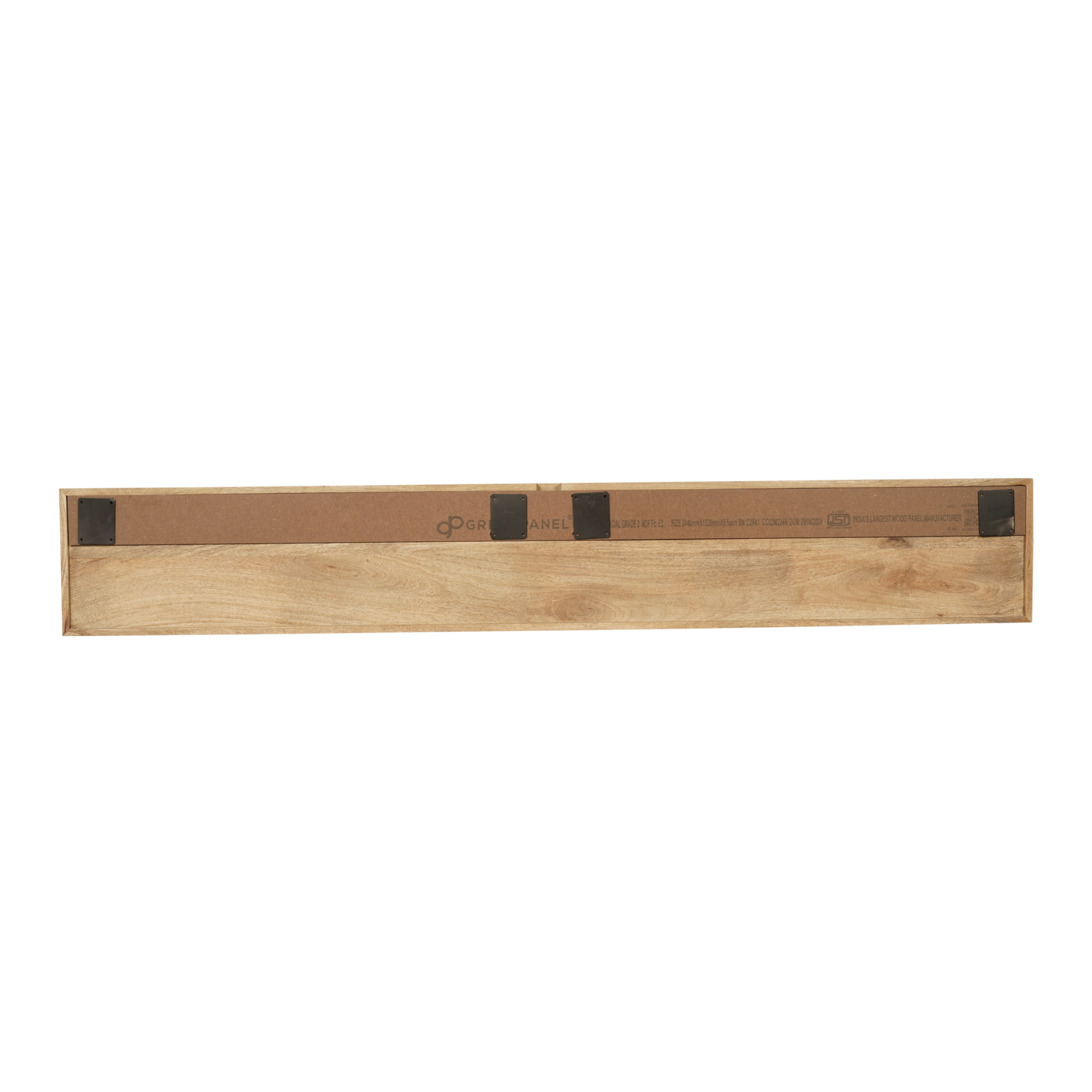 Zwevend tv meubel Madison Naturel Mangohout 200 cm - Image 8