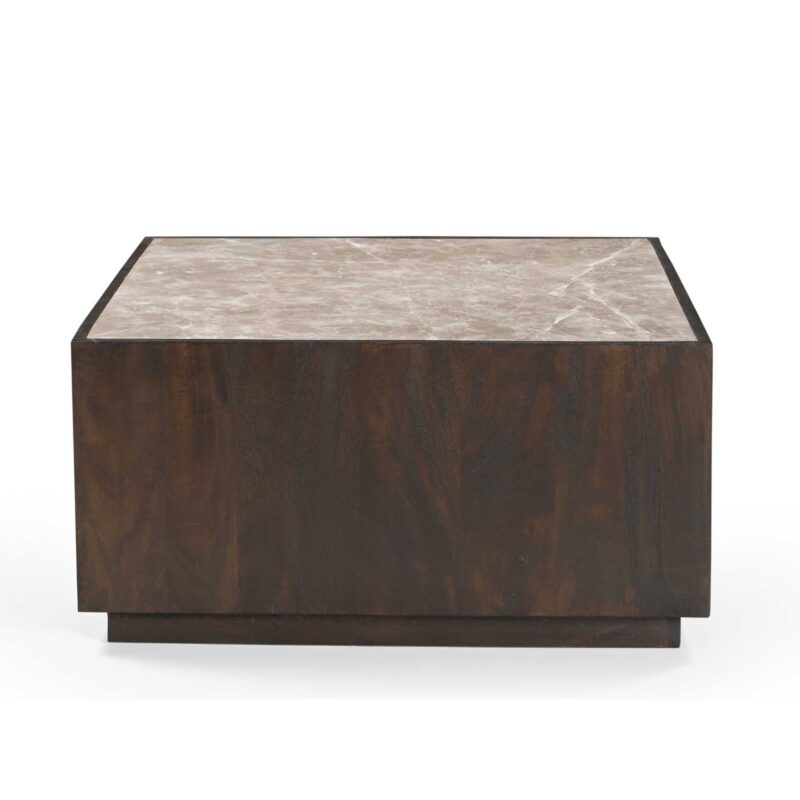 Salontafel Moos Bruin Marmer 80 cm - Image 1