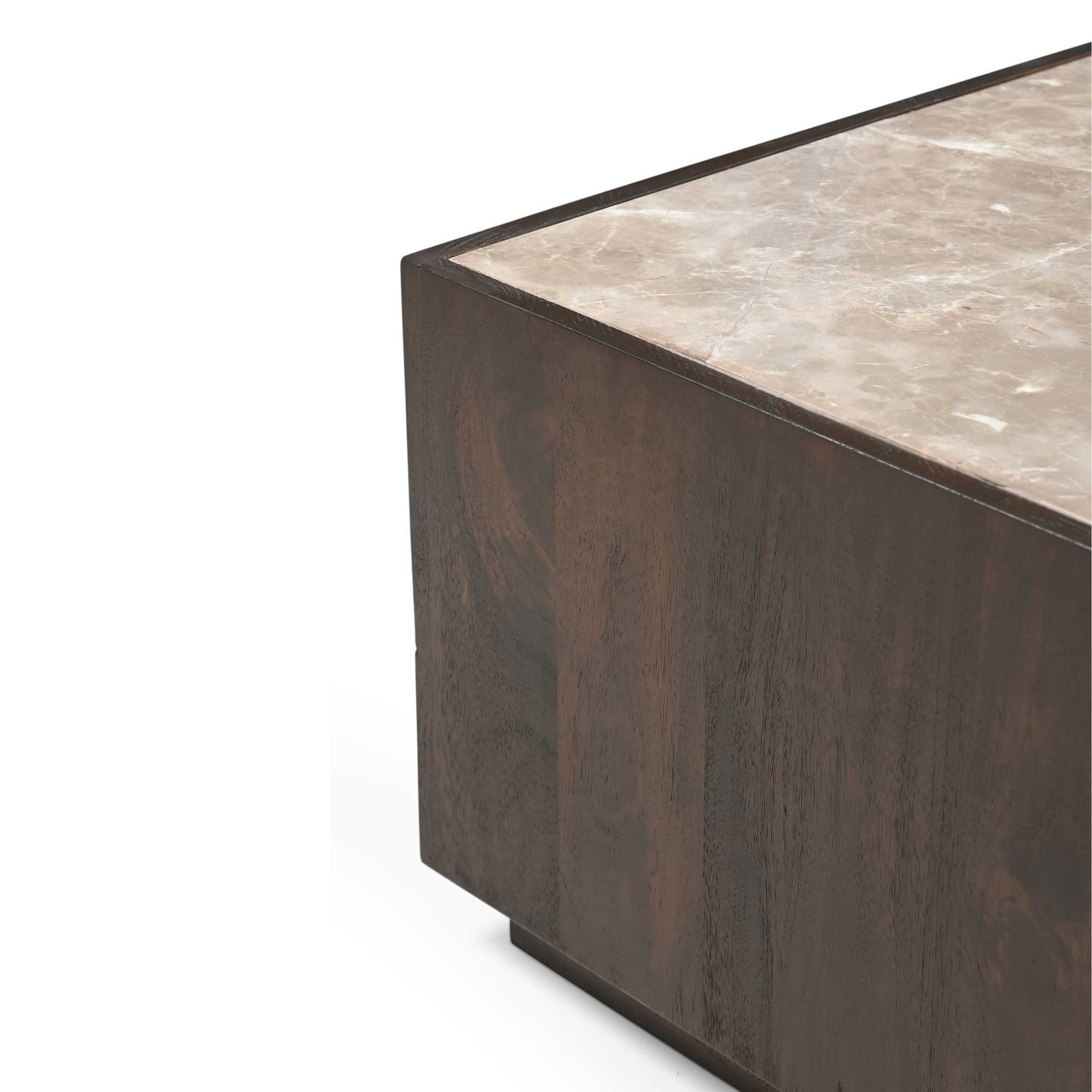 Salontafel Moos Bruin Marmer 80 cm - Image 4