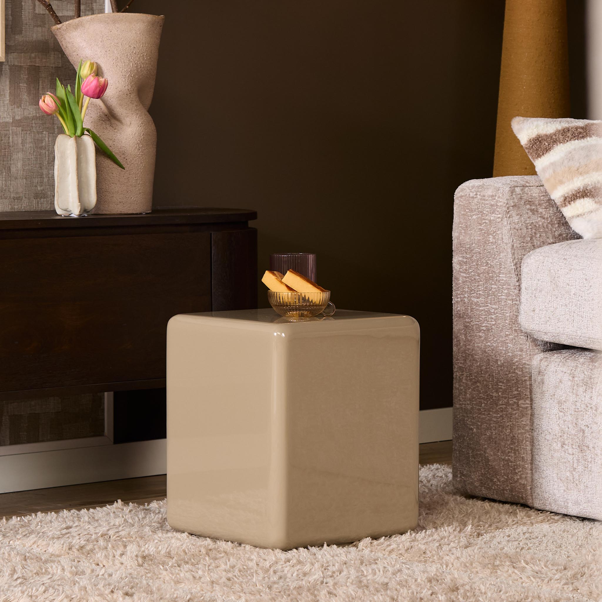 Salontafel Elias Beige MDF 30 cm - Image 1