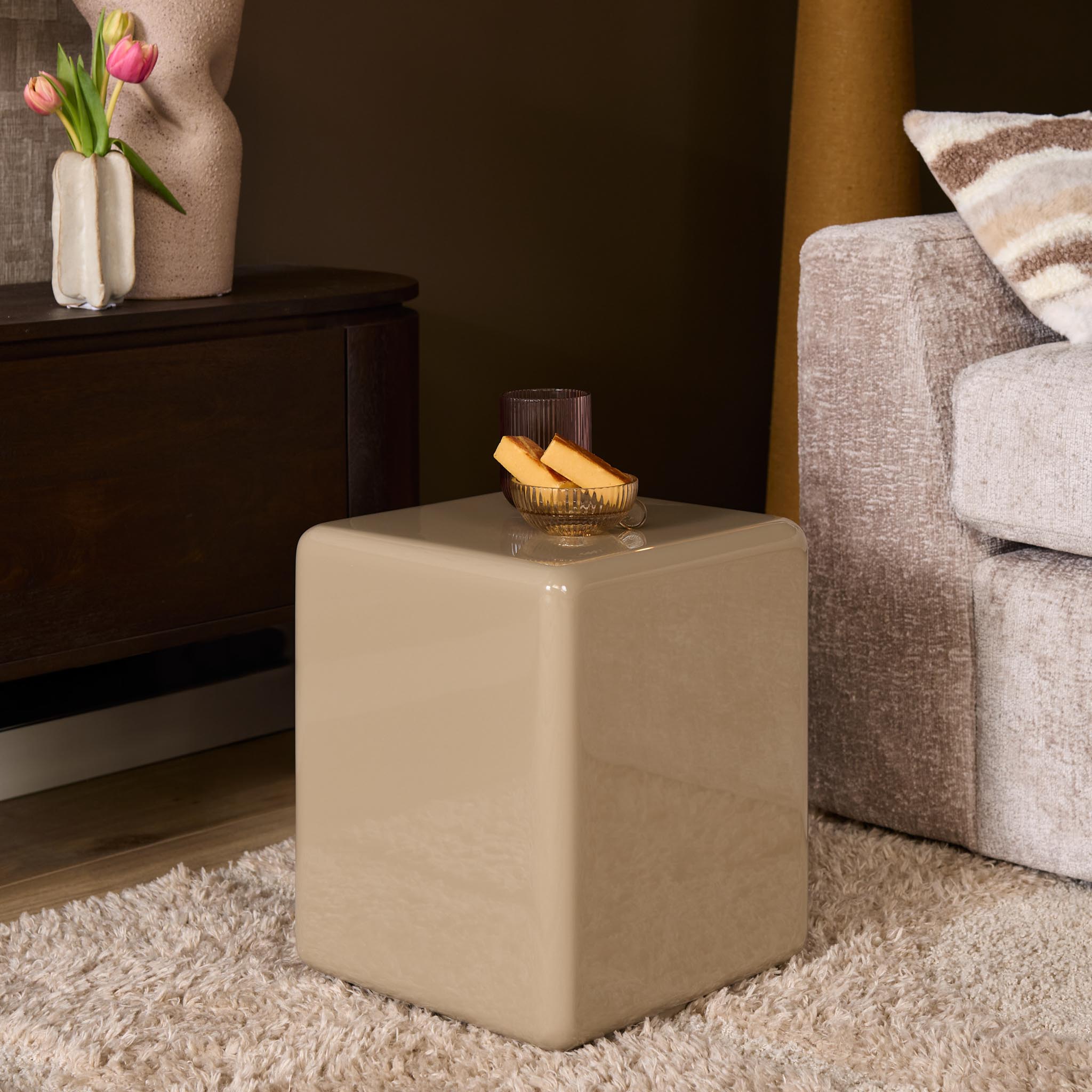 Salontafel Elias Beige MDF 30 cm - Image 4