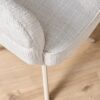 STF-9887_2 Draaibare eetkamerstoel Bella Off White Poot Zand - Image 3