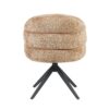 STF-9893_8 Draaibare eetkamerstoel Bella Cinnamon Poot Zwart - Image 9