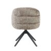 STF-9894_8 Draaibare eetkamerstoel Bella Clay Poot Zwart - Image 9