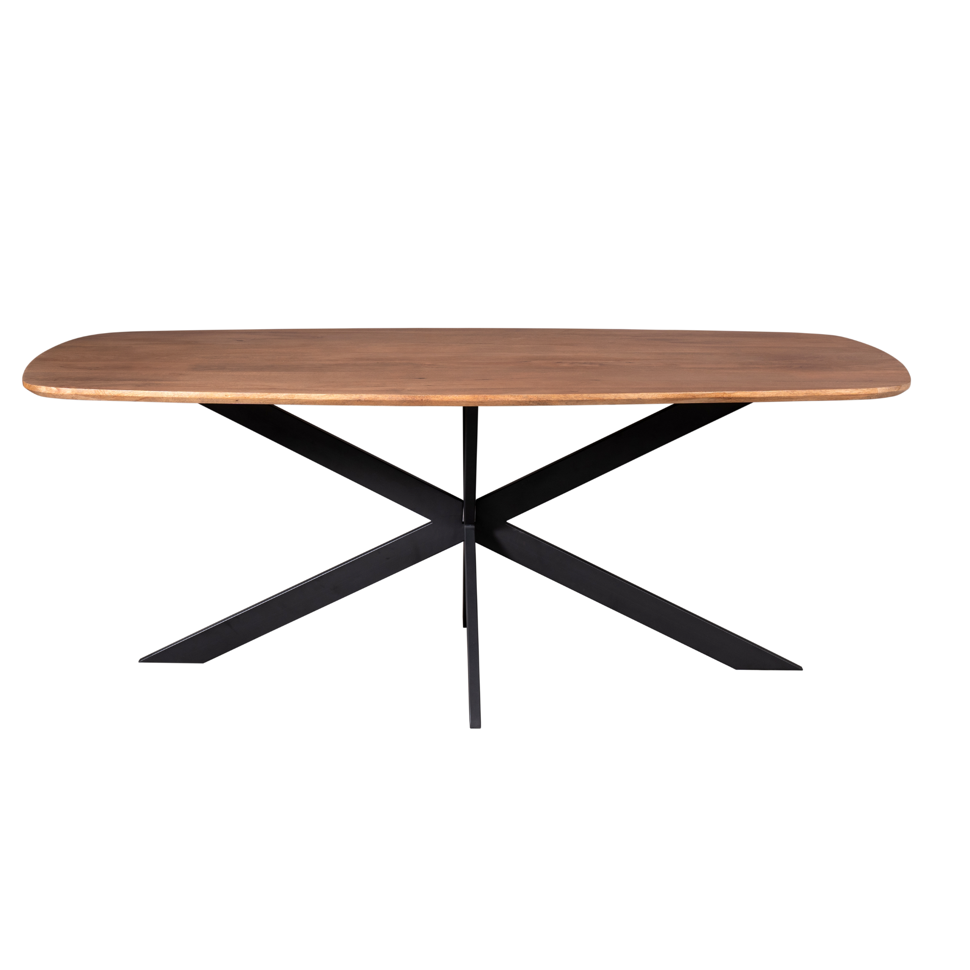 Deens ovale eettafel Elegance Naturel Mangohout 240 cm - Image 2