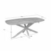STF-2152_3 Deens ovale eettafel Ferris Naturel Poot Zand Eikenhout 180 cm - Image 4
