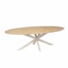 STF-2150_2 Ovale eettafel Ferris Naturel Poot Zand Eikenhout 240 cm - Image 3