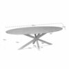 STF-2150_3 Ovale eettafel Ferris Naturel Poot Zand Eikenhout 240 cm - Image 4