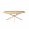 STF-2149_1 Ovale eettafel Ferris Naturel Poot Zand Eikenhout 210 cm - Image 2