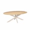 STF-2149_2 Ovale eettafel Ferris Naturel Poot Zand Eikenhout 210 cm - Image 3