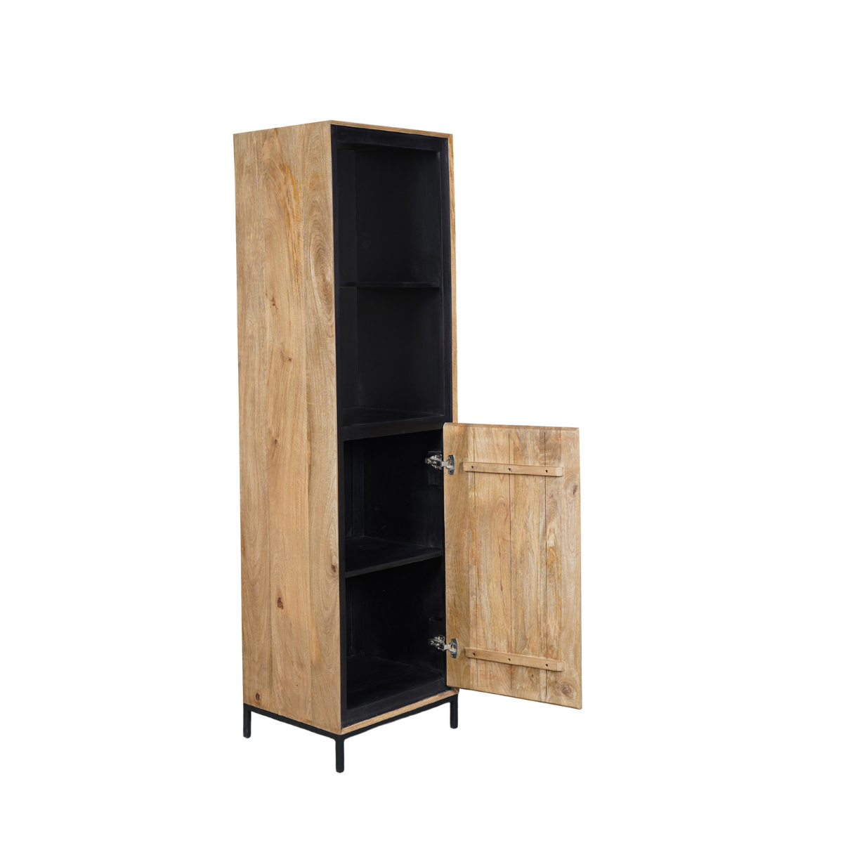 Boekenkast RichWood Naturel Mangohout 60 cm - Image 5