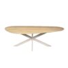 Organische eettafel Cloud Naturel Poot Zand Eikenhout 180 cm - Image 1