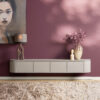 Tv meubel Excellent Taupe Mangohout 200 cm - Image 1