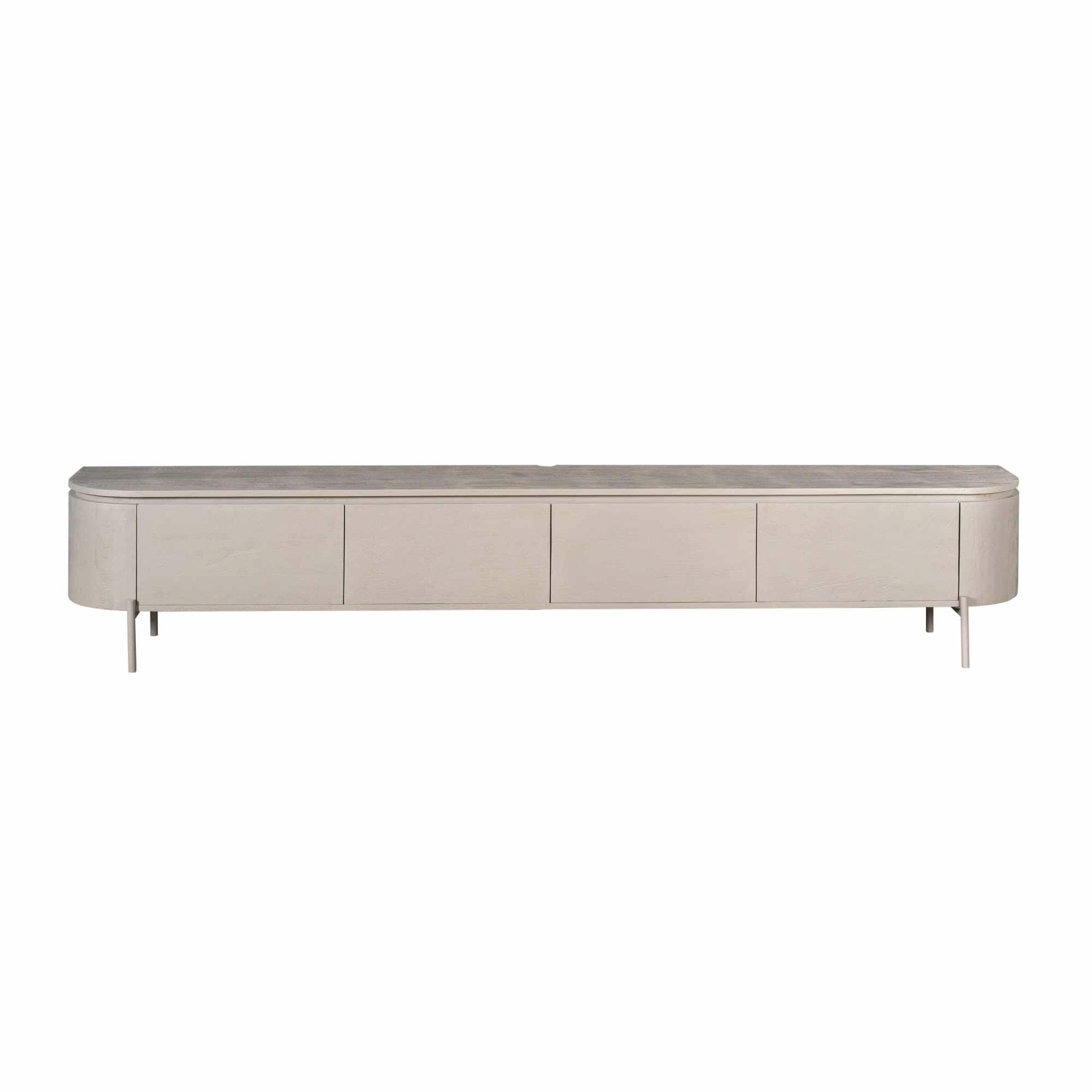 Tv meubel Excellent Taupe Mangohout 200 cm - Image 6