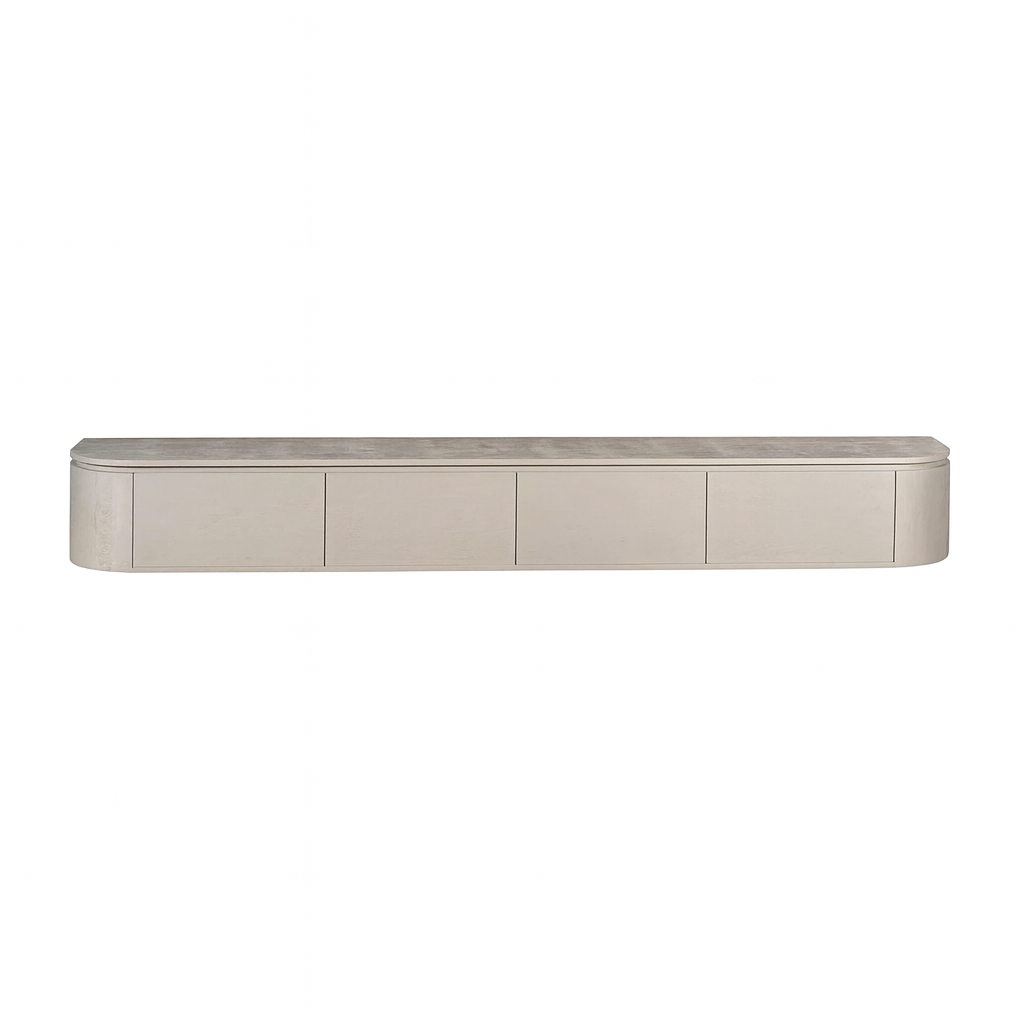 Tv meubel Excellent Taupe Mangohout 200 cm - Image 11