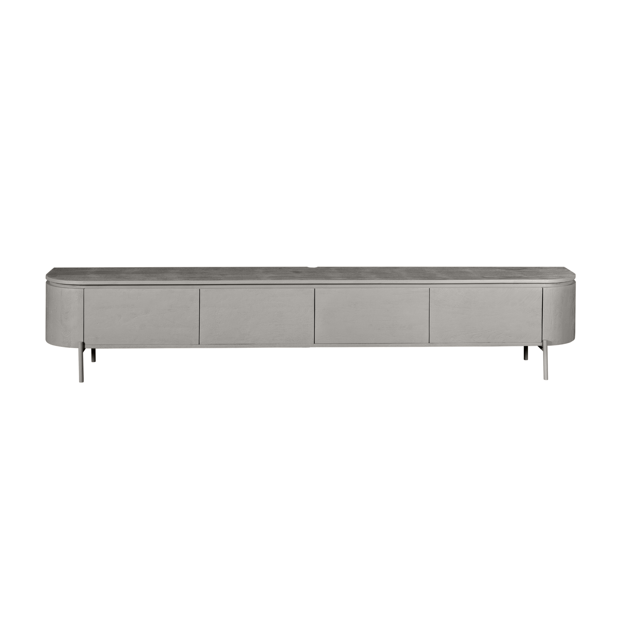 Tv meubel Excellent Taupe Mangohout 200 cm - Image 17