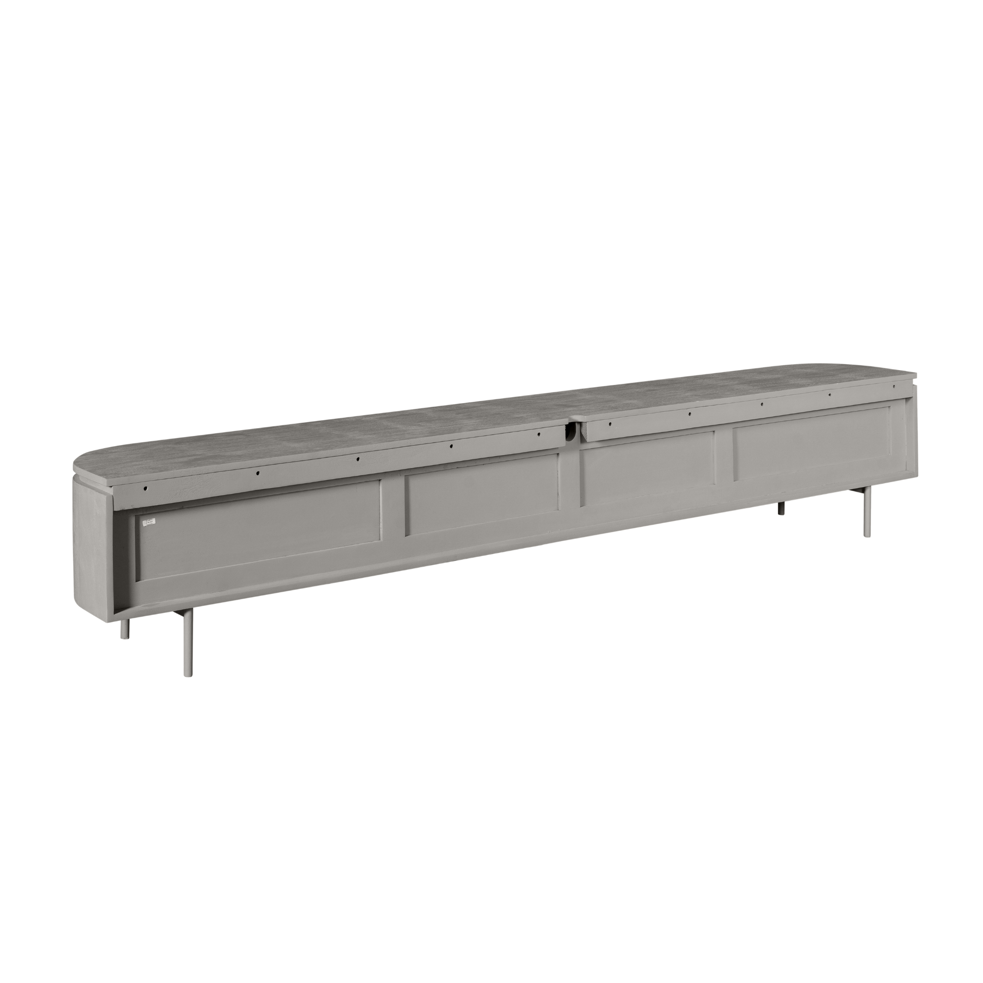 Tv meubel Excellent Taupe Mangohout 200 cm - Image 21
