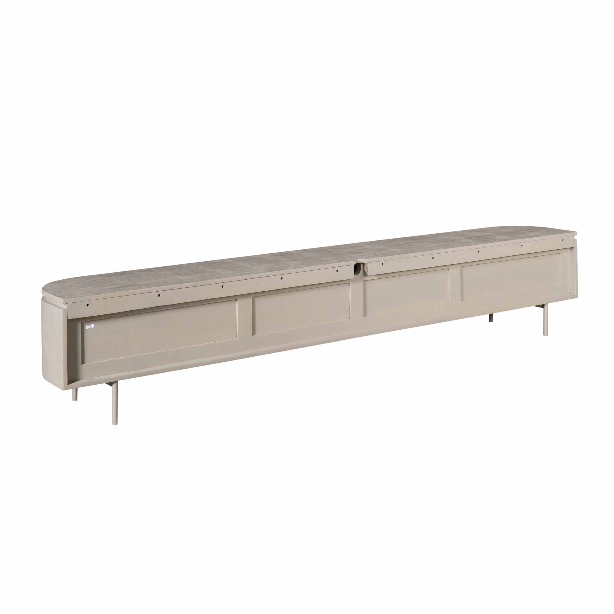 Tv meubel Excellent Taupe Mangohout 200 cm - Image 23