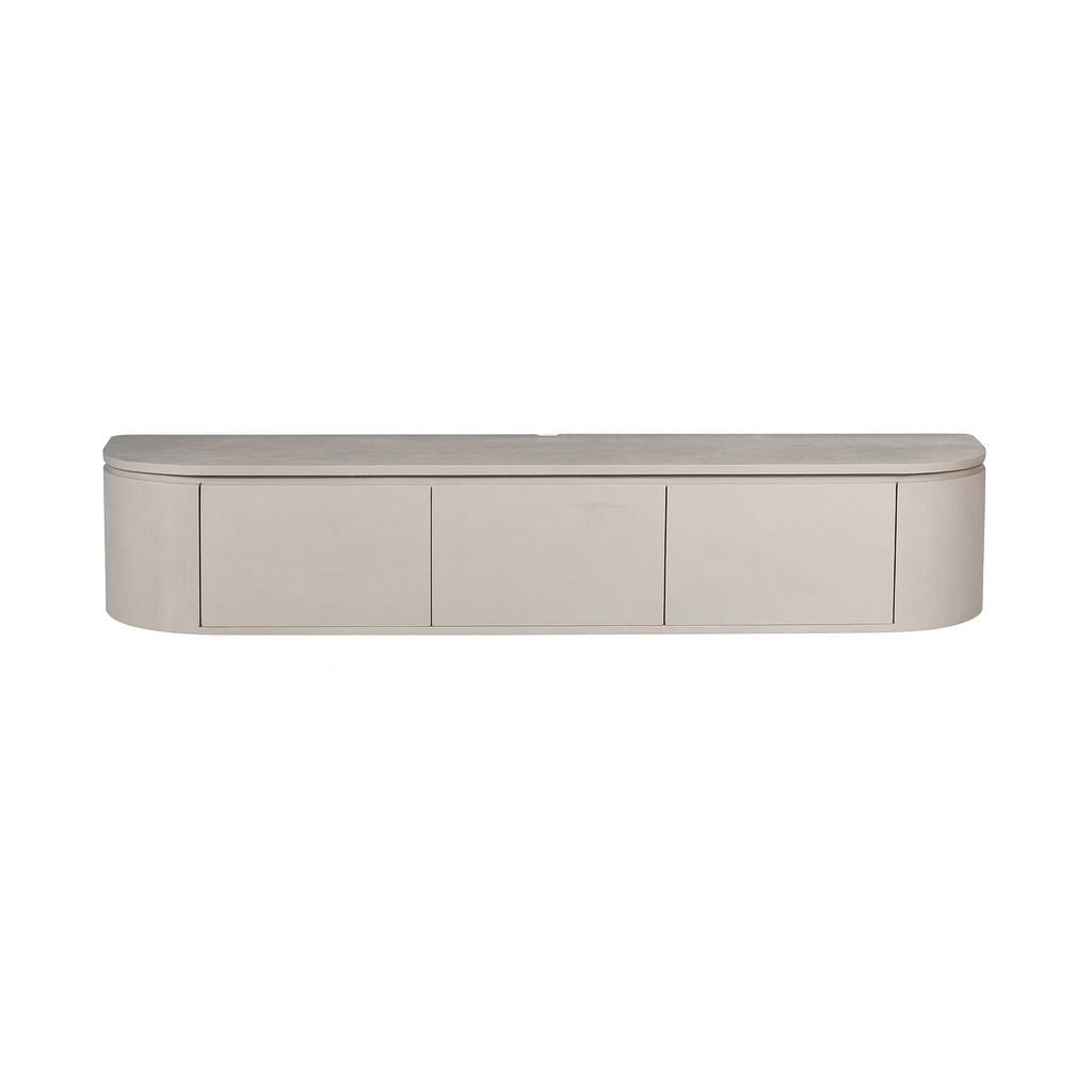 Tv meubel Excellent Taupe Mangohout 160 cm - Image 6