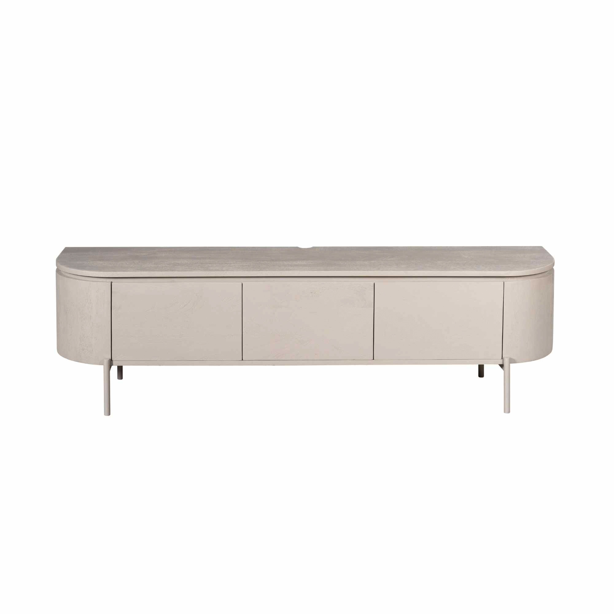 Tv meubel Excellent Taupe Mangohout 160 cm - Image 7