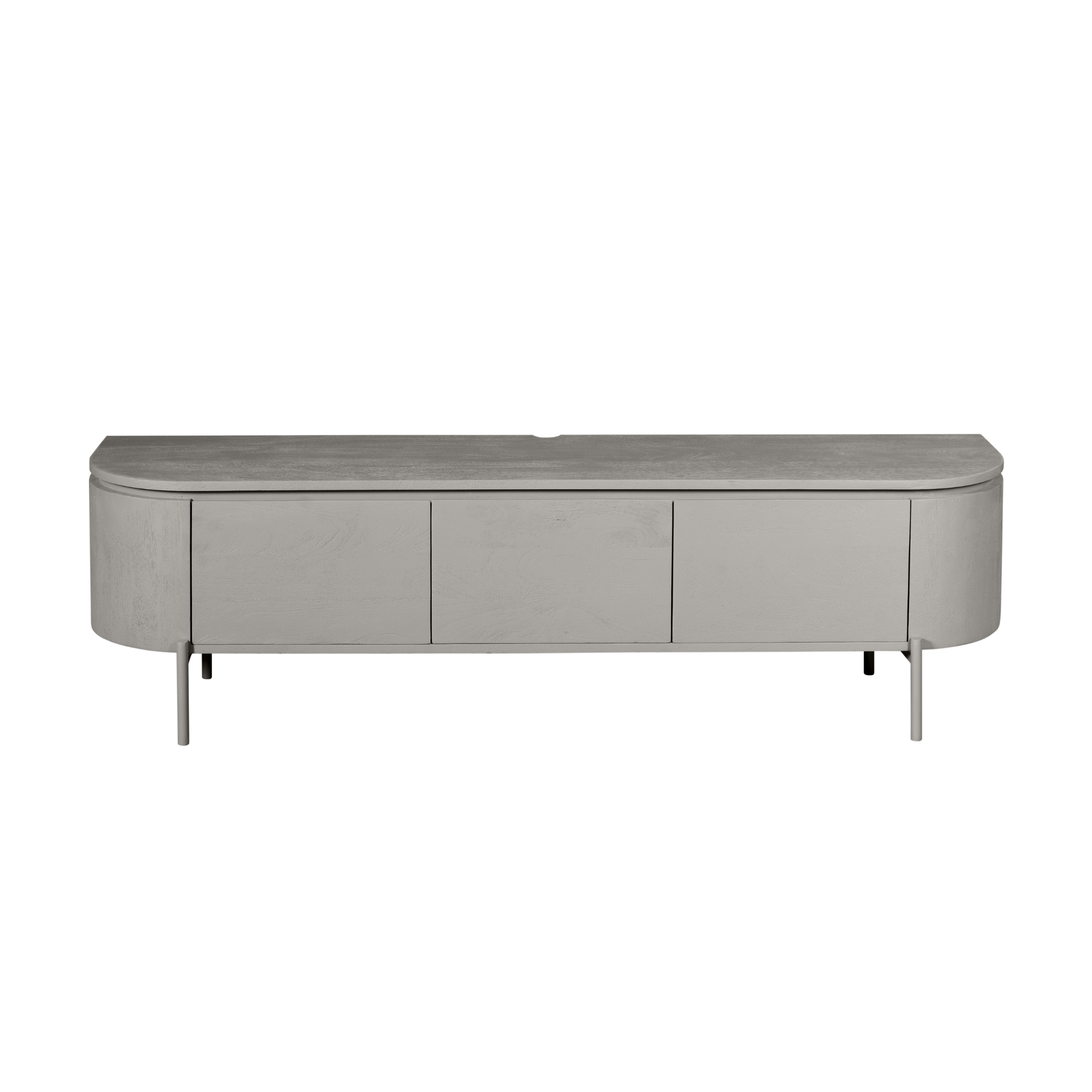 Tv meubel Excellent Taupe Mangohout 160 cm - Image 17