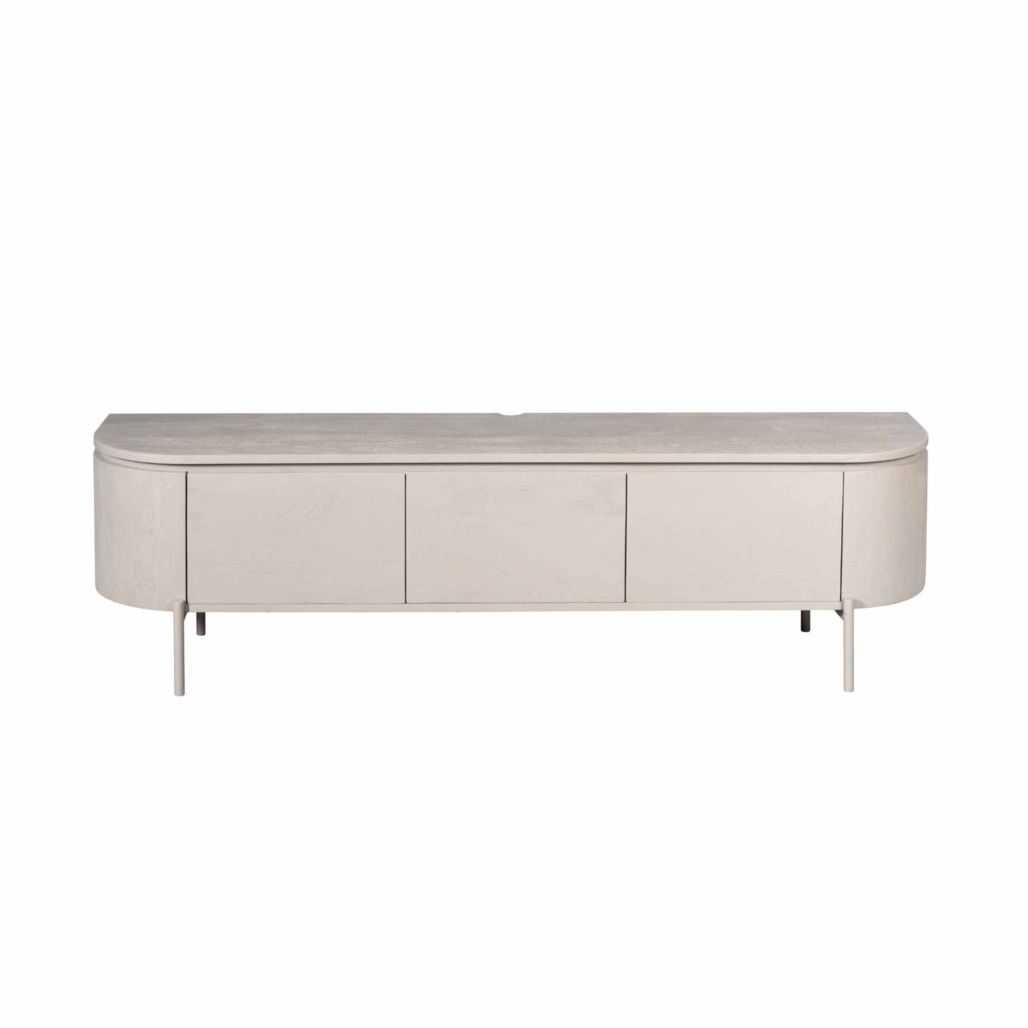 Tv meubel Excellent Taupe Mangohout 160 cm - Image 24