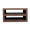 STF-5608_3 Vierkante salontafel Brussel Walnoot Mangohout 80 cm - Image 4