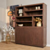 STF-5608_10 Vierkante salontafel Brussel Walnoot Mangohout 80 cm - Image 11