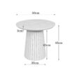 STF-1820_2 Salontafel Solana Zand Mangohout 50 cm - Image 3