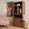 STF-5608_14 Vierkante salontafel Brussel Walnoot Mangohout 80 cm - Image 15