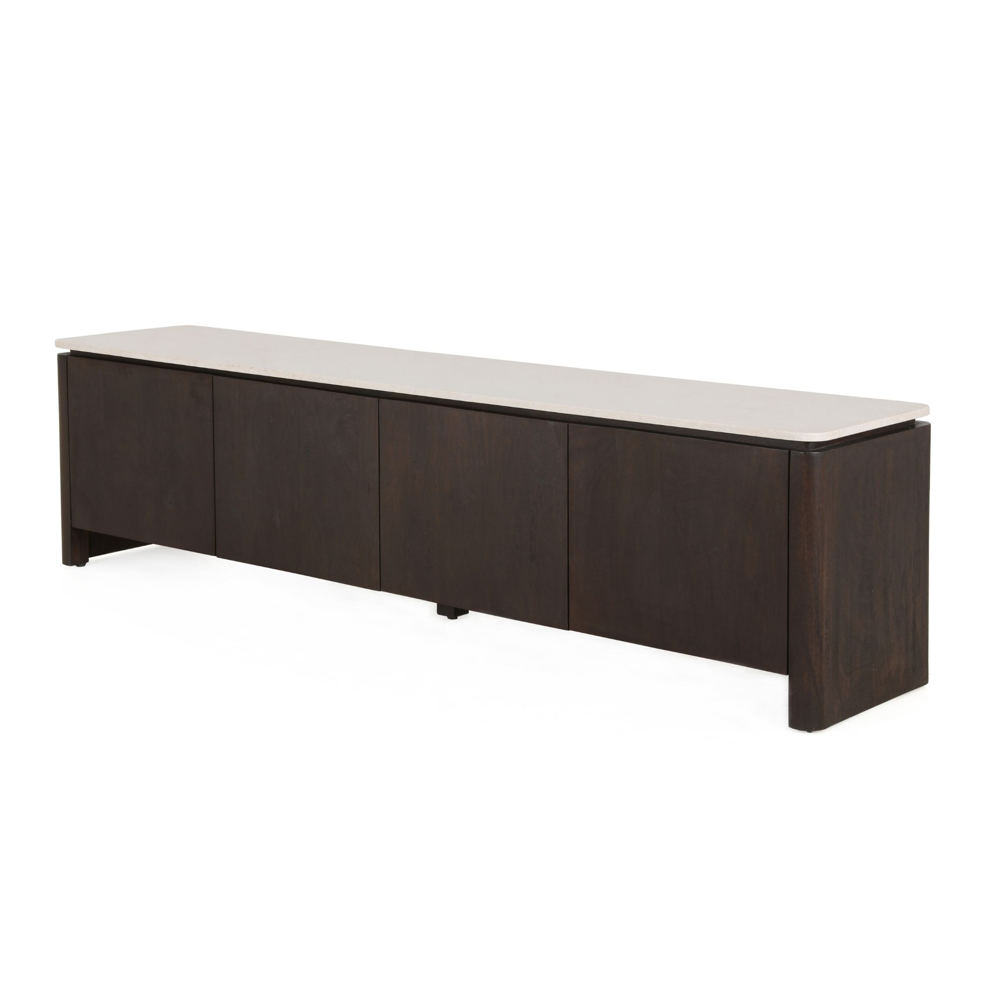 Tv meubel Dallas Bruin Mangohout 210 cm - Image 6