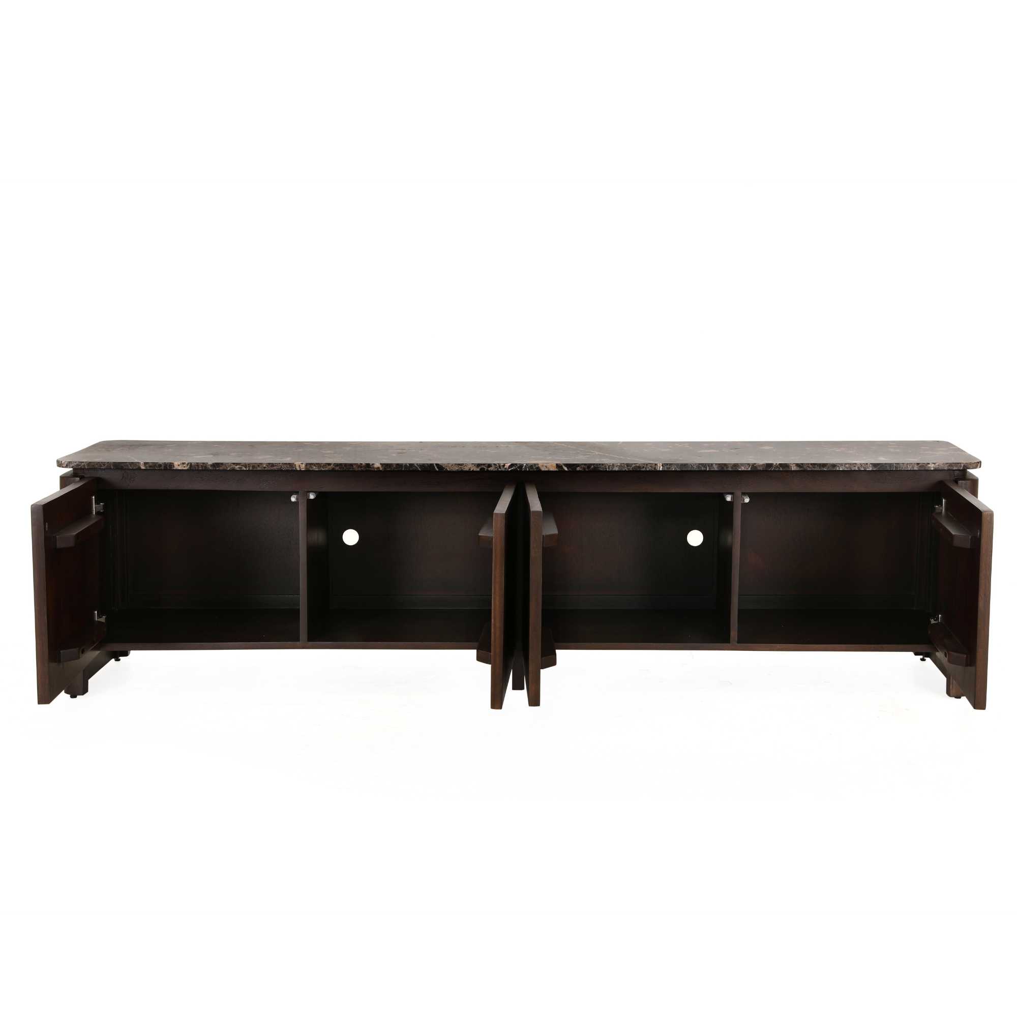 Tv meubel Dallas Bruin Mangohout 210 cm - Image 10