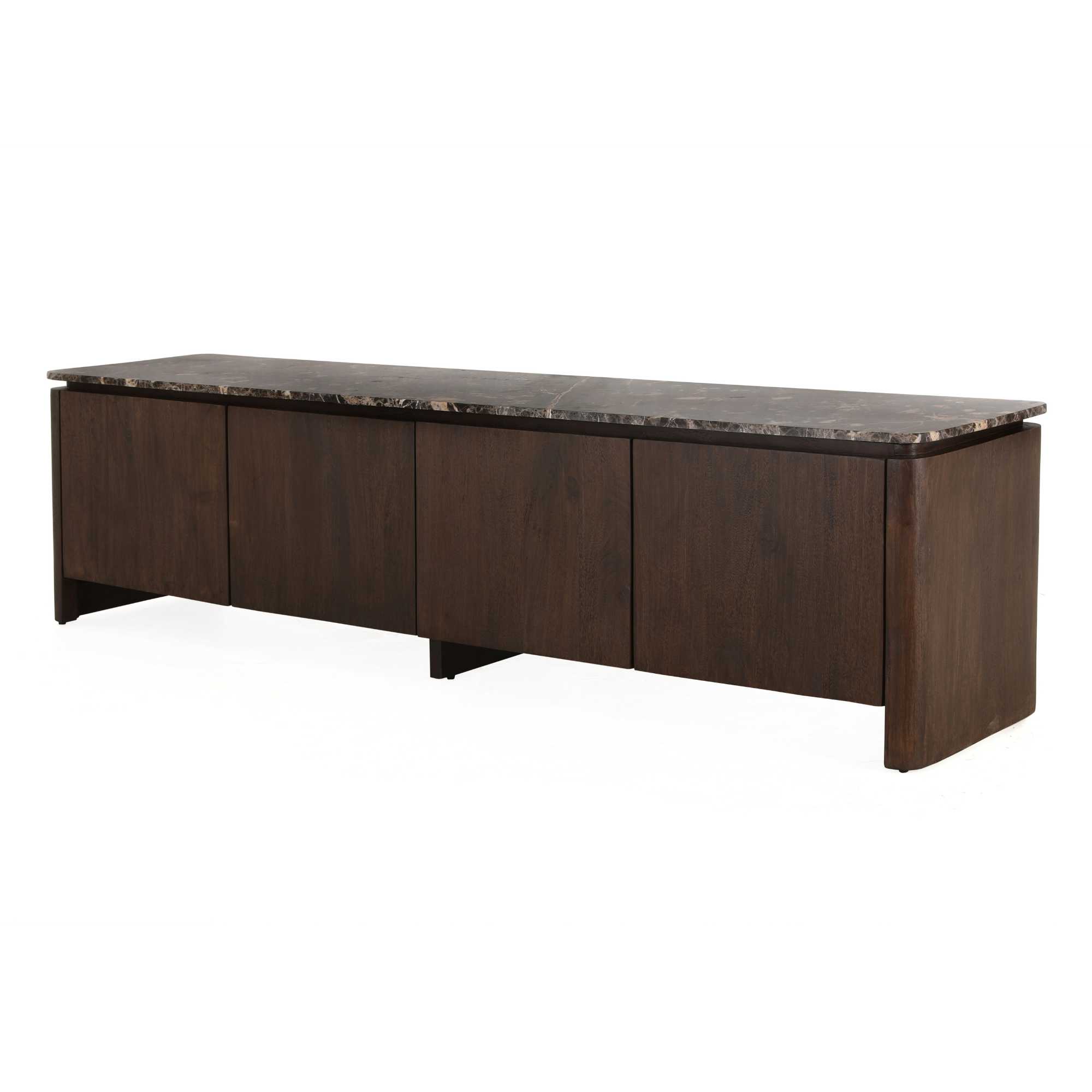 Tv meubel Dallas Bruin Mangohout 210 cm - Image 11