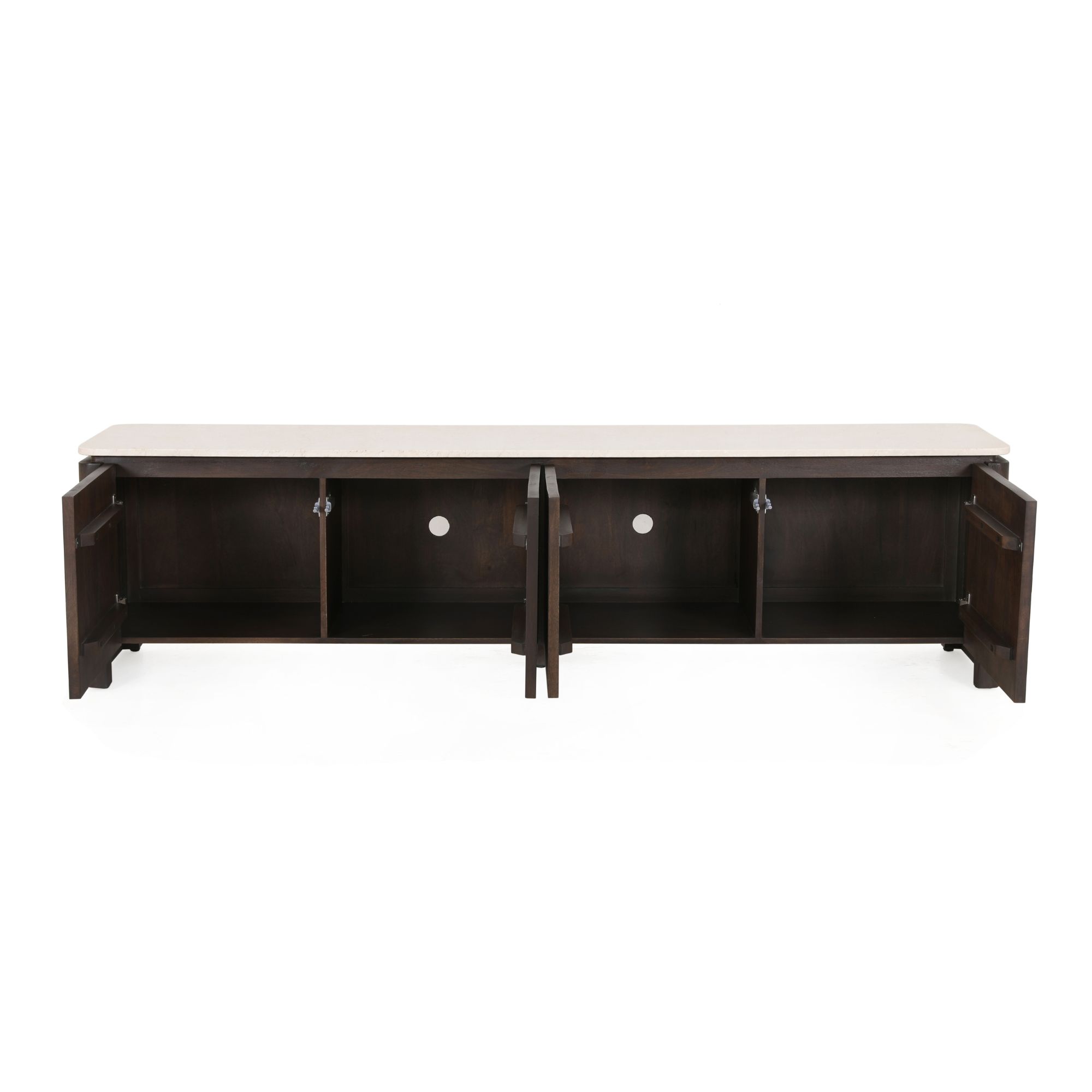 Tv meubel Dallas Bruin Mangohout 210 cm - Image 15