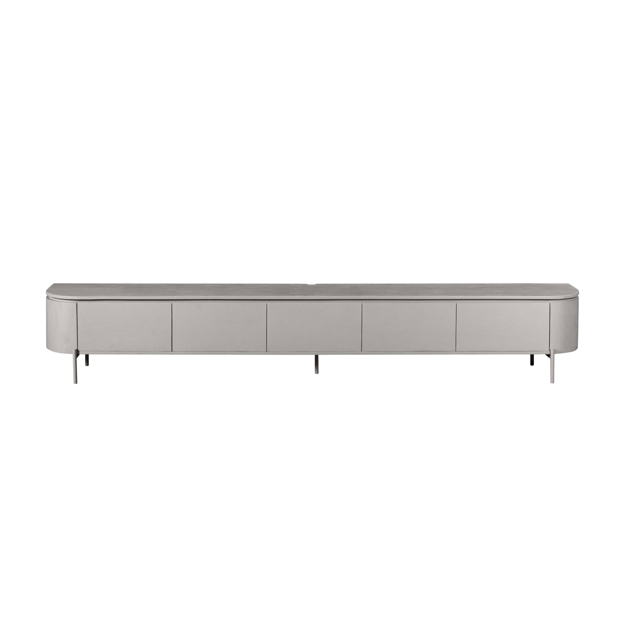 STF-1725_11 Tv meubel Excellent Taupe Mangohout 280 cm - Image 12