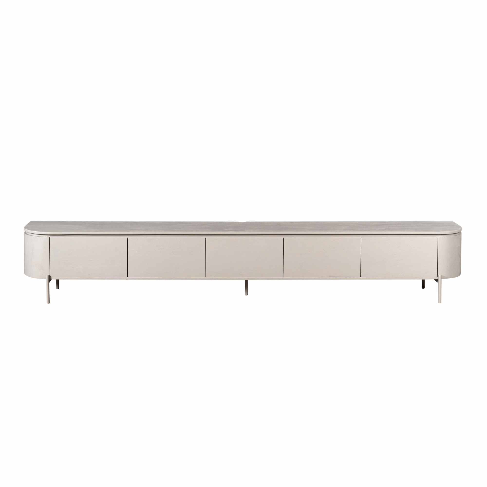 STF-1725_15 Tv meubel Excellent Taupe Mangohout 280 cm - Image 16