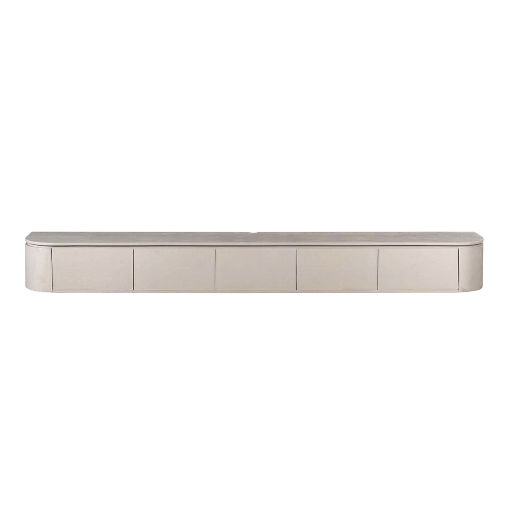 STF-1725_25 Tv meubel Excellent Taupe Mangohout 280 cm - Image 26
