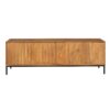 STF-7801_5 Tv meubel Madison Naturel Mangohout 165 cm - Image 6