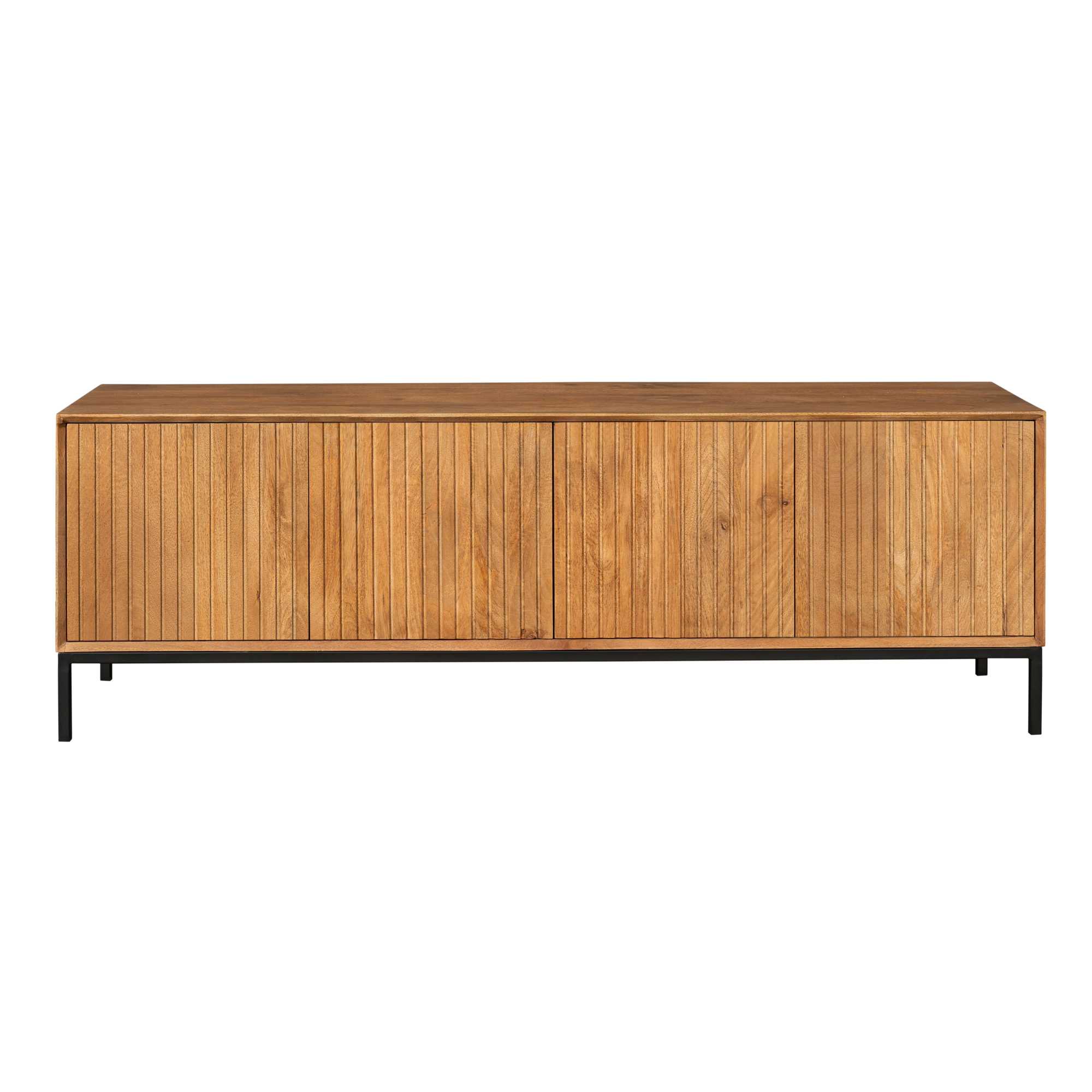 Tv meubel Madison Naturel Mangohout 165 cm - Image 6