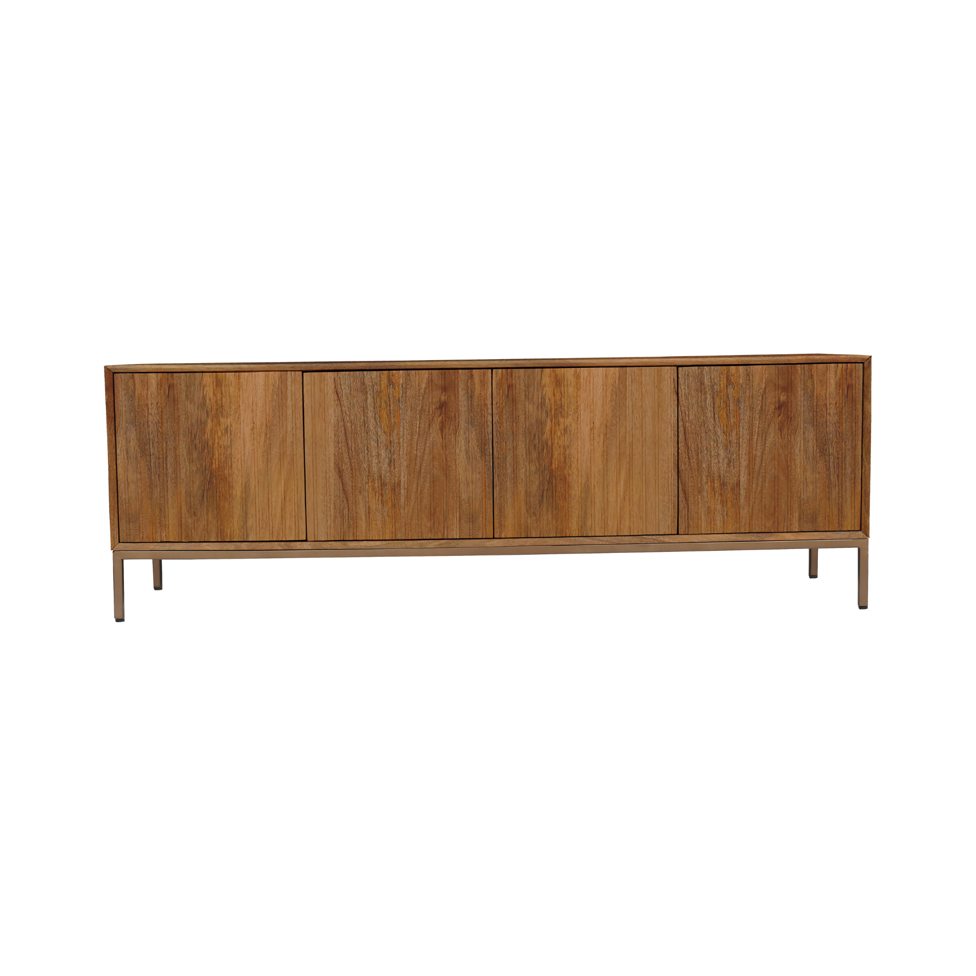 Tv meubel Madison Naturel Mangohout 165 cm - Image 10