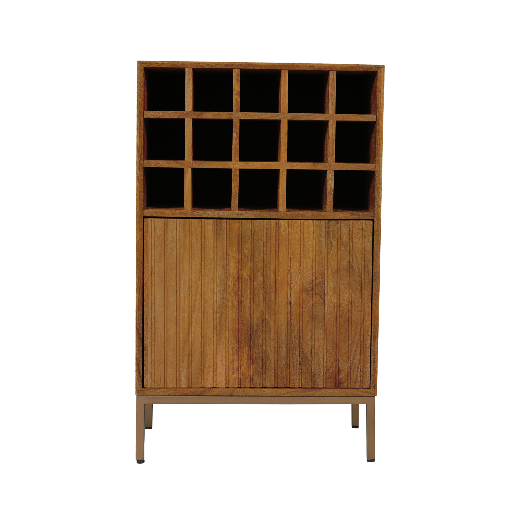 Tv meubel Madison Naturel Mangohout 165 cm - Image 15